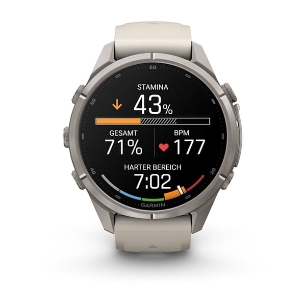 Garmin fēnix 9 Pro 3,3 cm (1.3") AMOLED 43 mm Digitaalinen 416 x 416 pikseliä Kosketusnäyttö Titaani Wi-Fi GPS (satelliitti)
