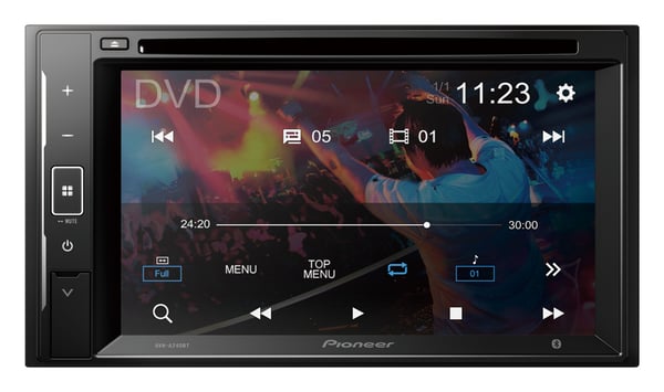 Miniatyrbild 3 av 7: Pioneer AVH-A240BT Svart 200 W Bluetooth