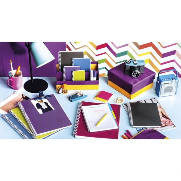 Clairefontaine 3329683292357 blok og notesblok 50 ark Forskellige farver