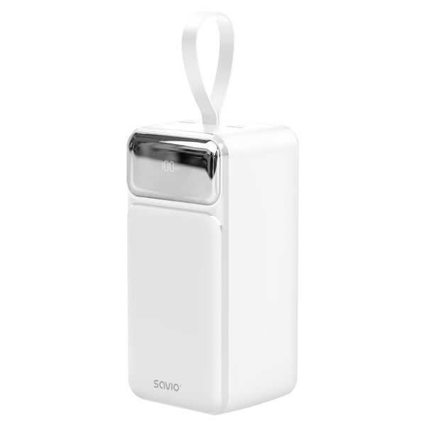 Savio BA-15 powerbank Lithium polymer (LiPo) 50000 mAh Hvid