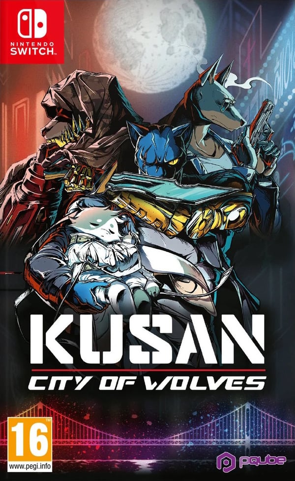 Miniatyrbillede 2 af 6: PQube Kusan: City of Wolves Standard Nintendo Switch
