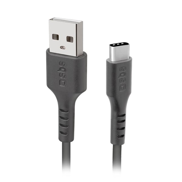 SBS TECABLETC3MTK USB-kaapeli USB 2.0 3 m USB A USB C Musta
