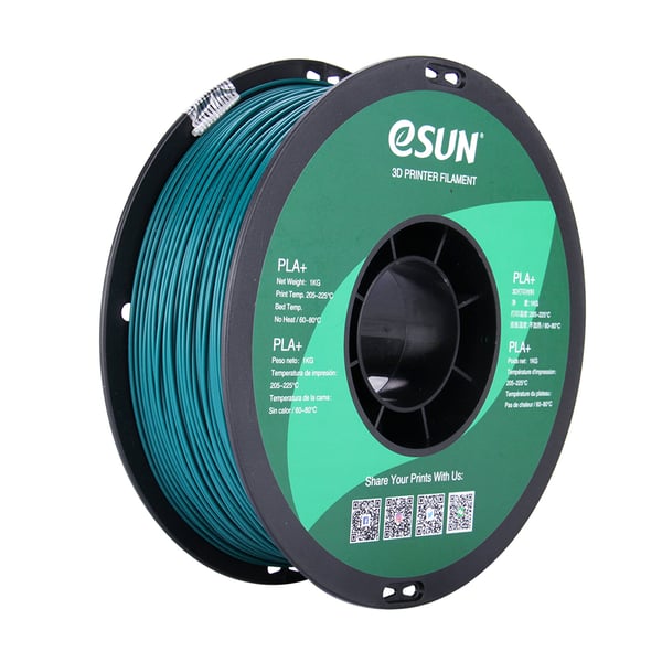 eSUN PLA+175G1 3D print materiale Polymælkesyre plus (PLA+) Grøn 1 kg