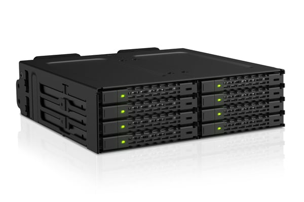 Icy Dock MB998V4P-B drevkabinet SSD kabinet Sort 2.5"