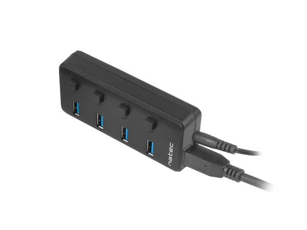 NATEC MANTIS USB 2.0 Type-B 5000 Mbit/s Svart