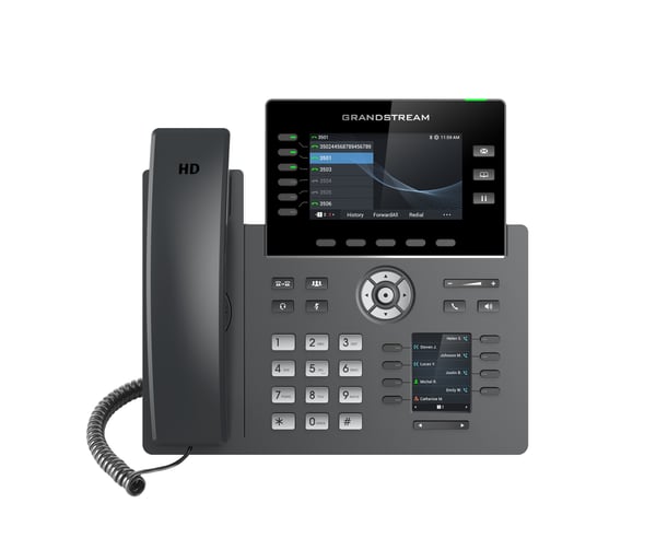 Pikkukuva 1 / 3: Grandstream Networks GRP2616 IP-puhelin Musta 6 linjat TFT Wi-Fi