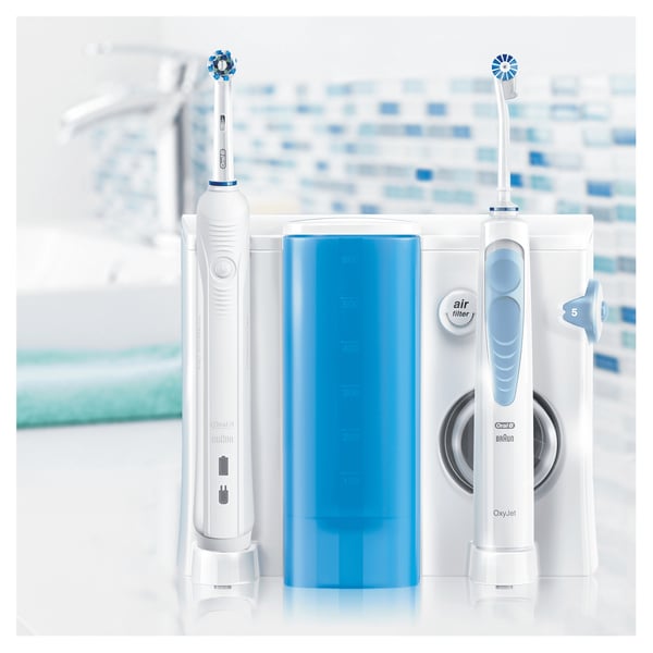 Pikkukuva 2 / 10: Oral-B PRO 80308727 sähköhammasharja Aikuinen Pyörivä/värähtelevä hammasharja Valkoinen
