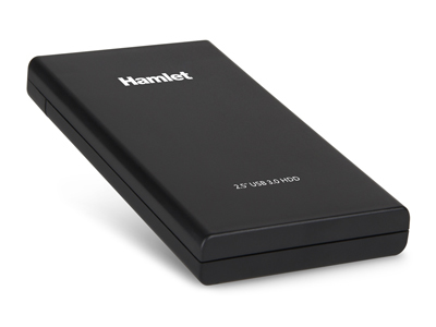 Hamlet HXD25U30 drevkabinet HDD kabinet Sort 2.5"