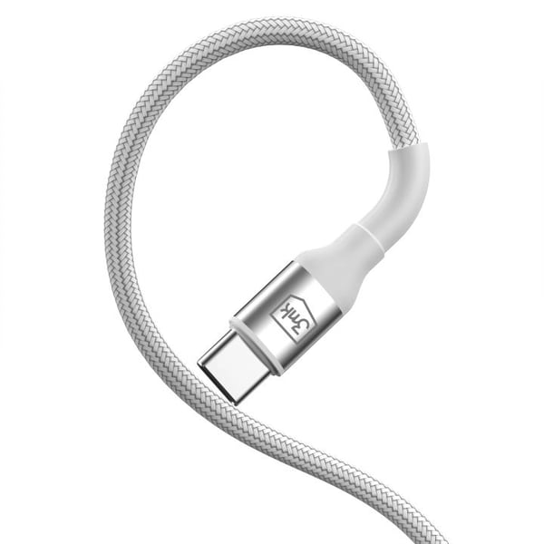 Kabel 3MK Hyper Cable N-SERIES USB-C til USB-C 1m 20V/5A 100W hvid