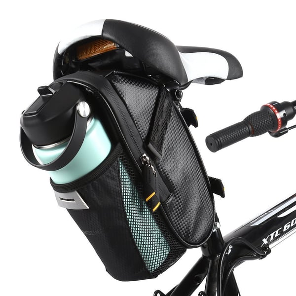 Wozinsky WBB20BK Sadel Cykeltaske 1,5 L Nylon Sort
