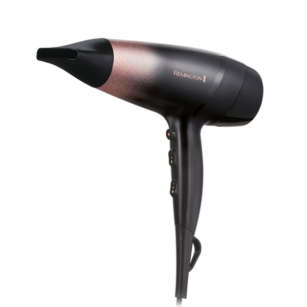 Remington Rose Shimmer hårfön 2200 W Svart, Rosa