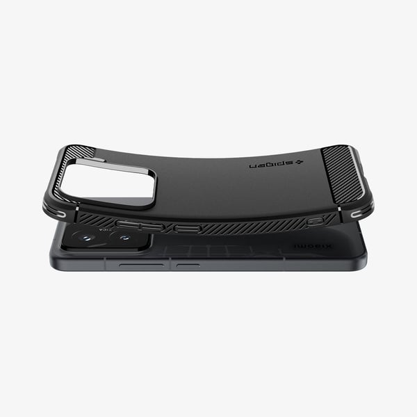Spigen Rugged Armor mobiltelefon etui 16,1 cm (6.36") Cover Sort
