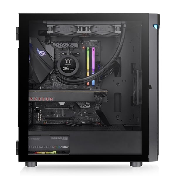 Thermaltake H590 TG ARGB Midi Tower Musta