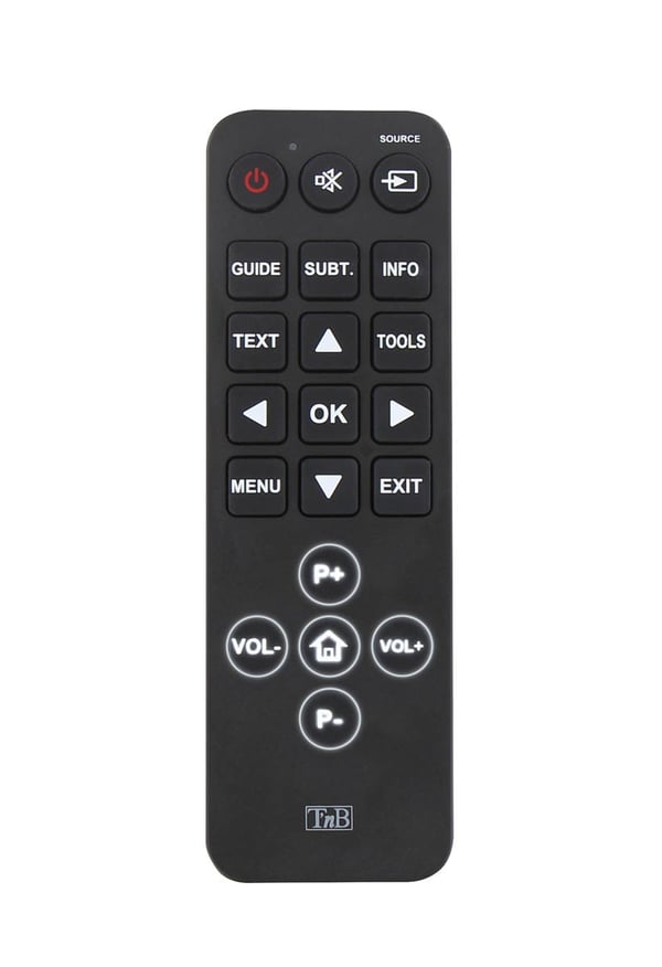 T'nB TCUNSENIOR fjärrkontroll IR trådlös TV Tryckknappar