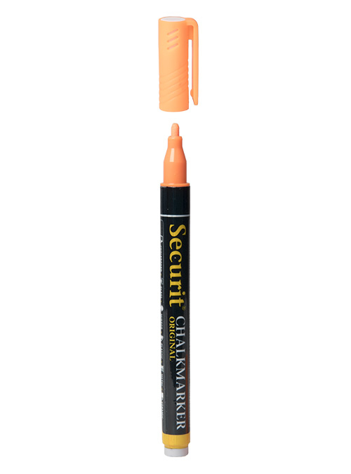 Miniatyrbild 2 av 2: Securit SMA100-OR kritpenna Stifthylsa Orange 1 styck