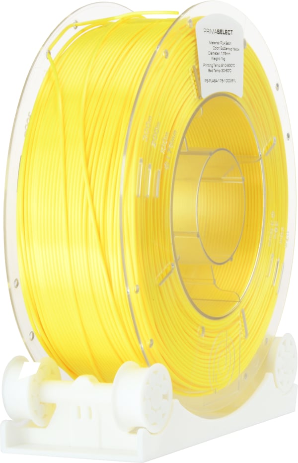 Miniatyrbild 2 av 2: 3D Prima PS-PLASA-175-1000-BYL Material för 3D-utskrifter Polylaktidsyra (PLA) Gul 1 kg