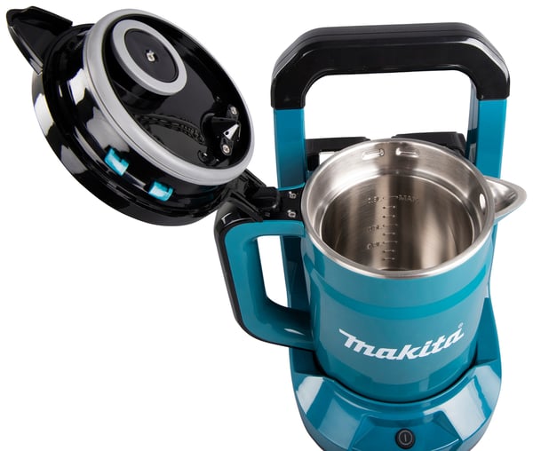 Makita DKT360Z vedenkeitin 0,8 L Musta, Sininen