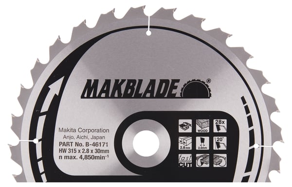 Makita B-46171 pyörösahanterä 1 kpl