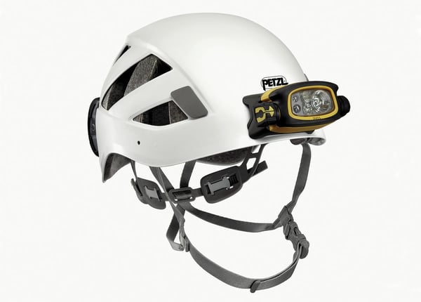 Petzl Duo S Musta, Keltainen Taskulamppu otsanauhalla