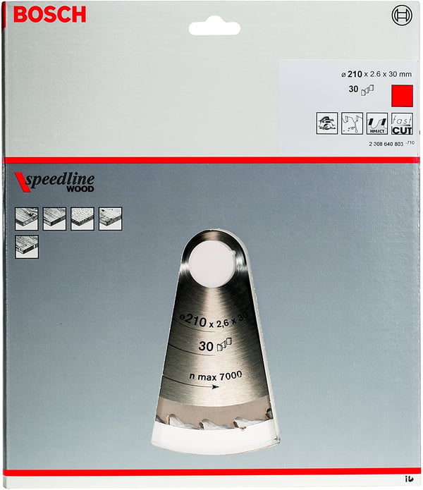 Miniatyrbild 2 av 2: Bosch ‎2608640803 cirkelsågsblad 21 cm 1 styck