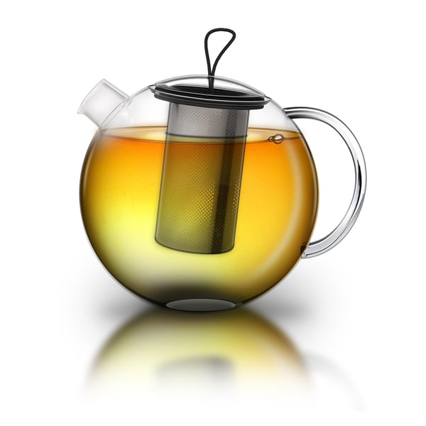Creano Teekanne Jumbo 2 Liter Enkelt tekande 2000 ml Transparent