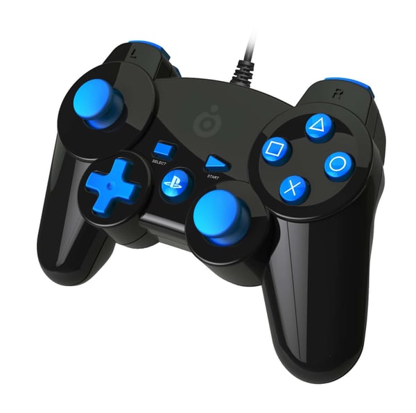 Bigben Interactive PS3OFMINIPAD spil-controller Sort, Blå Gamepad Analog/digital Playstation 3