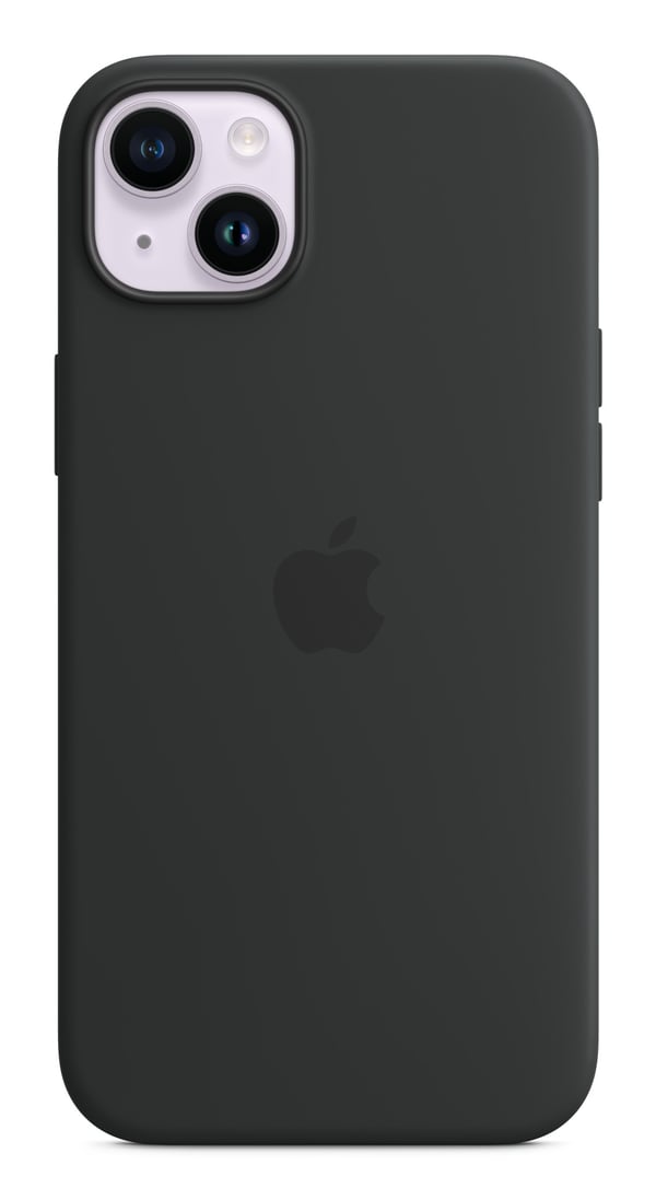 Apple Silikone-etui med MagSafe til iPhone 14 Plus – midnat