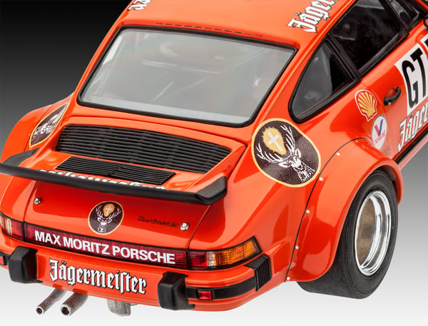 Miniatyrbillede 2 af 8: Revell Porsche 934 RSR Jagermeister Sportsbil model Monteringssæt 1:24