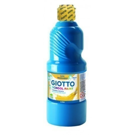 Giotto Témpera Escolar 500 ml Flaske Blå, Blå
