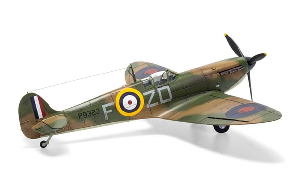 Airfix Supermarine Spitfire Mk.1 a Pienoismallikiinteäsiipinen ilma-alus Kokoamispakkaus 1:48