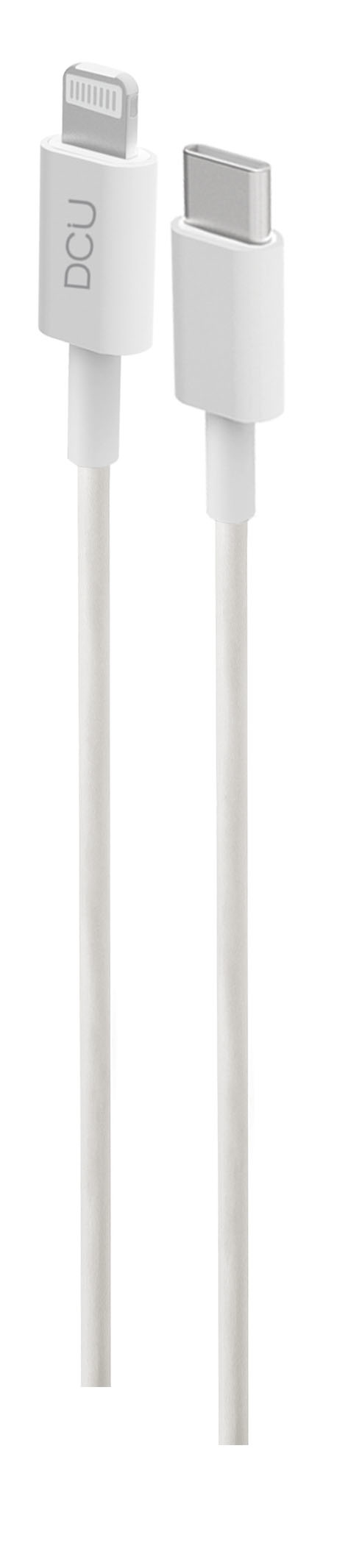 DCU Advance Tecnologic 34101300 Lightning kabel 1 m Hvid