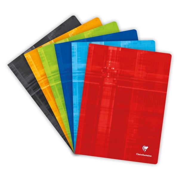 Miniatyrbillede 1 af 7: Clairefontaine 3382C blok og notesblok 72 ark Forskellige farver