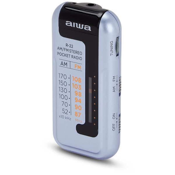 Miniatyrbillede 11 af 11: Aiwa R-22SL radio Bærbar Analog Sølv