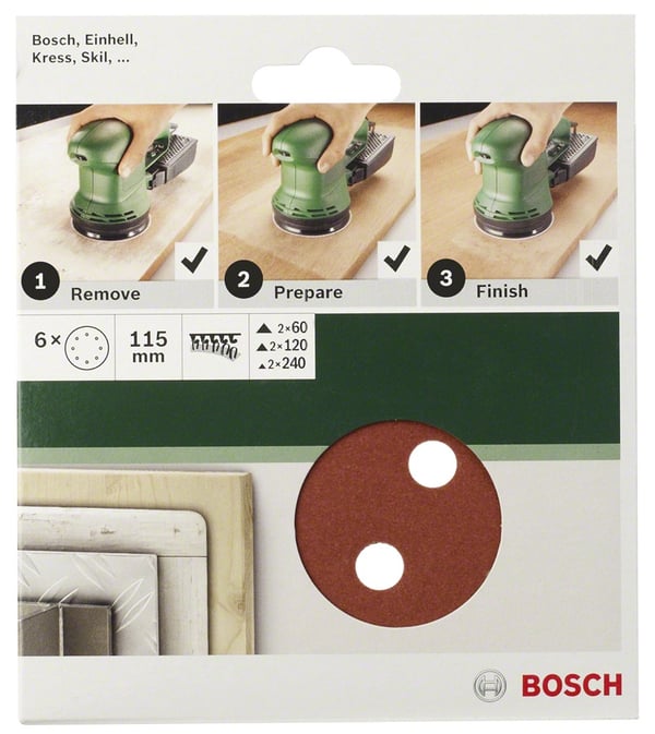 Bosch 2609256A27 5 stk Slibepude