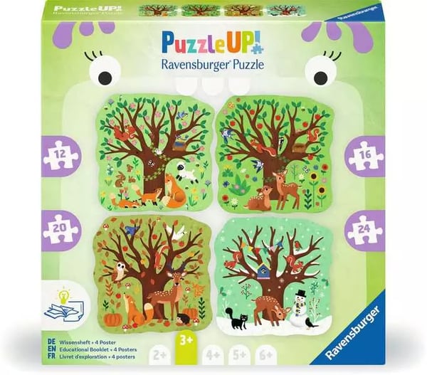Ravensburger 12.004.002 puslespil 12 stk Dyr