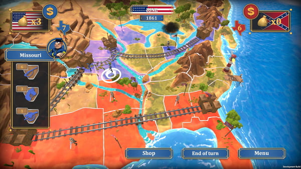Microids Les Tuniques Bleues - Nord & Sud Standard Nintendo Switch