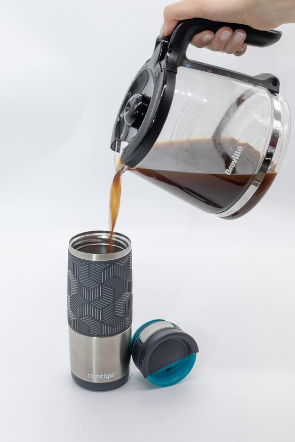 Miniatyrbillede 7 af 9: CONTIGO Transit AUTOSEAL 470 ml Grøn, Grå, Sølv Rustfrit stål