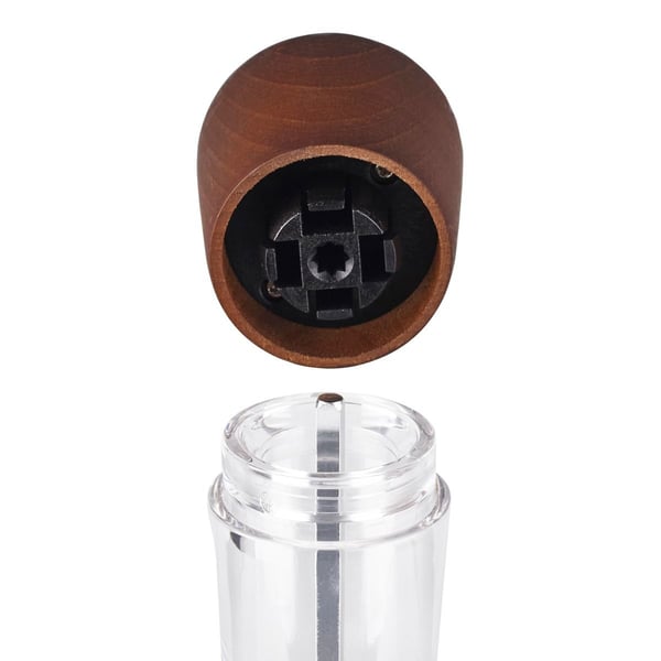 Cole & Mason H594292G krydderikværn Saltkværn Rustfrit stål, Transparent, Træ