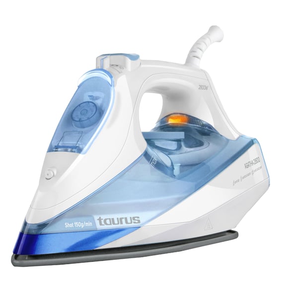 Taurus Agatha 2800 Torr & Ångstrykjärn Keramisk stryksula 2800 W Blå, Vit