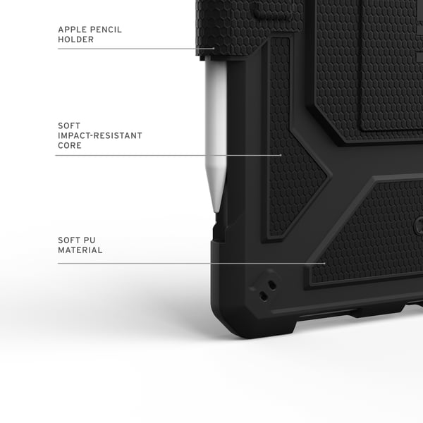 Urban Armor Gear 124509114040 iPad-fodral 27,9 cm (11") Folio Svart