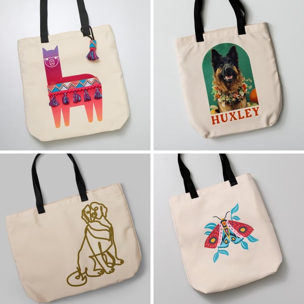 Cricut Infusible Ink Tote Bag Beige, Sort Mulepose