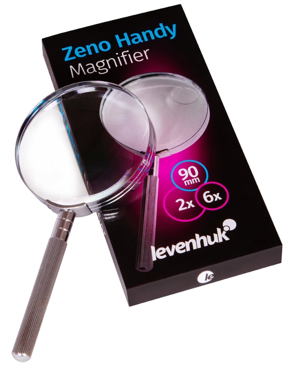 Levenhuk Zeno Handy ZH25 forstørrelsesglas 2x Metallic