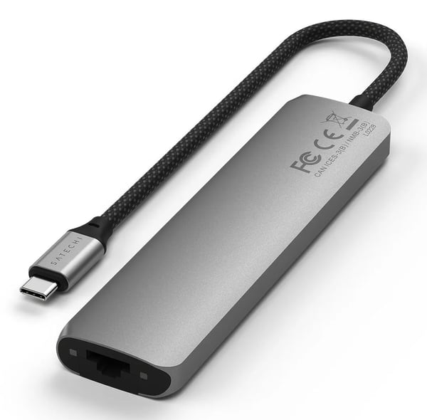 Pikkukuva 4 / 9: Satechi ST-P7SM keskitin USB Type-C 10000 Mbit/s Harmaa