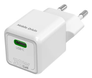 Miniatyrbild 1 av 6: Mobile Origin MO-30WMCH-PW23 mobilladdare Universal Vit AC Snabb laddning inomhus