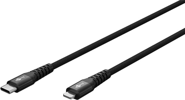 Pikkukuva 3 / 4: Goobay 74517 Lightning-kaapeli 3 m Musta