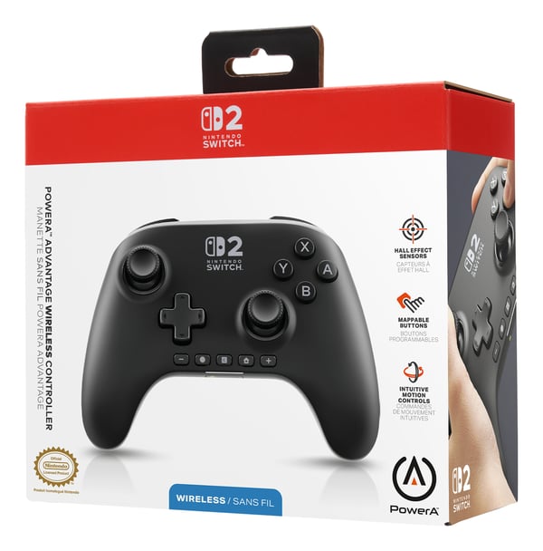 PowerA Advantage Musta Pad-ohjain Analoginen/Digitaalinen Nintendo Switch 2