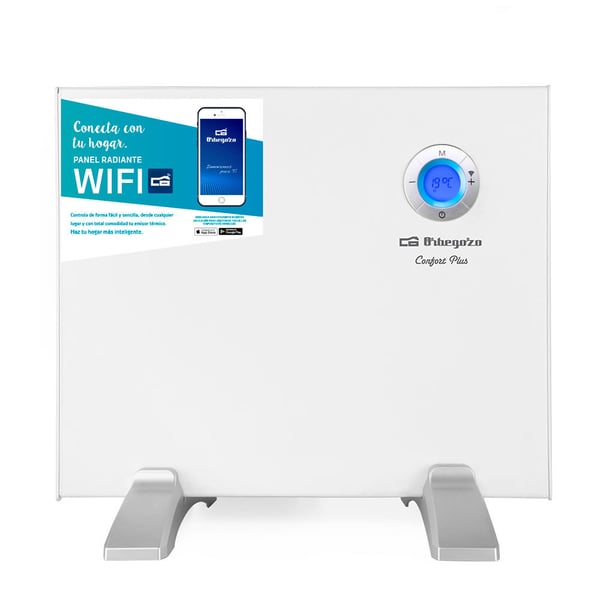 Miniatyrbild 4 av 4: Orbegozo REW 500 elektrisk rumsvärmare inomhus Vit 500 W Oljefritt värmeelement