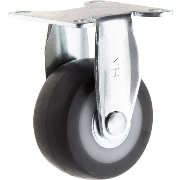 Toolcraft TO-5137881 møbelhjul Sort, Metallic 50 kg Termoplastisk elastomer (TPE) 5 cm 1 stk