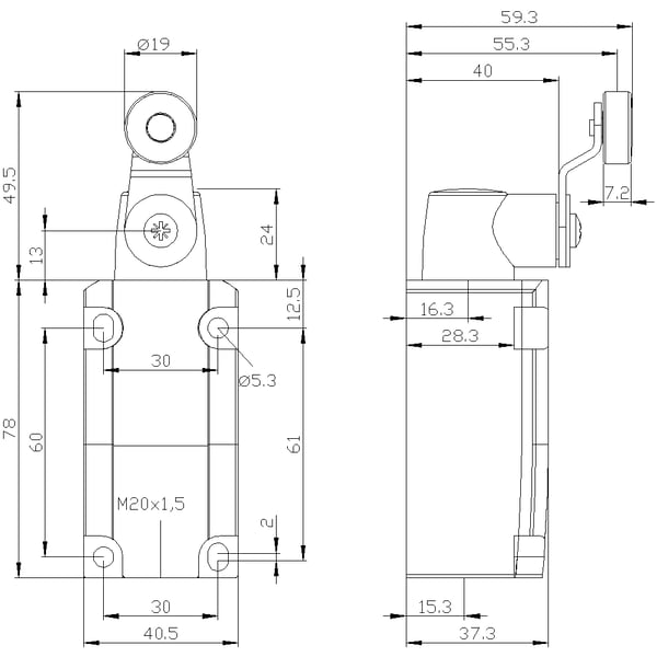 Pikkukuva 5 / 6: Siemens 3SE5112-0BH01 sähkökytkin