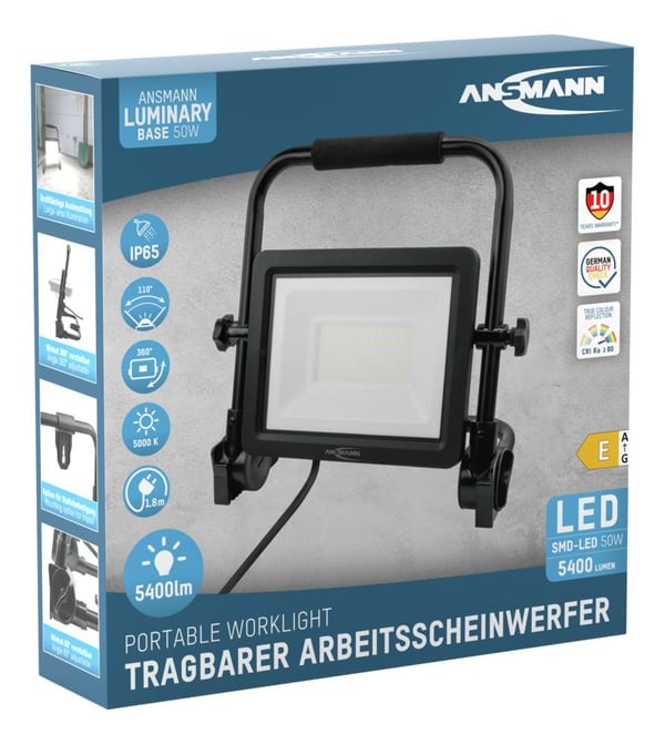 Pikkukuva 14 / 16: Ansmann FL50W-AC Musta LED 50 W